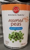 Mängden socker i Assorted Peas