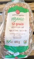 Mängden socker i Organic 12 Grain Bread