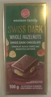 Mängden socker i Whole Hazelnuts Swiss Dark Chocolate