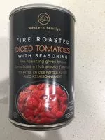 Mängden socker i Fire roasted diced tomatoes