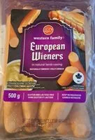 Mängden socker i European Wieners