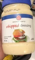 Mängden socker i Whipped Dressing