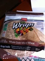 Mängden socker i Whole wheat wraps