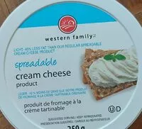 Mängden socker i Spreadable Cream Cheese Product