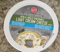 Mängden socker i Light cream cheese