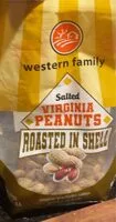 Mängden socker i Salted Virginia peanuts