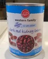 Mängden socker i Dark Red Kidney Beans