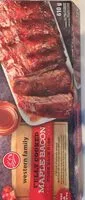 Mängden socker i Maple Bacon Fully Cooked pork back ribs