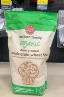 Mängden socker i Stone ground whole grain wheat flour