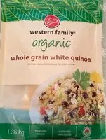 Mängden socker i Organic whole grain white quinoa