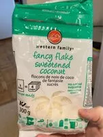 Mängden socker i Fancy flakes sweetened coconut