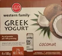 Mängden socker i Coconut Greek Yogurt