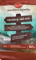 Mängden socker i Cranberry Trail Mix