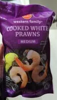 Mängden socker i Cooked White Prawns