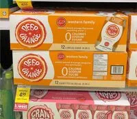 Mängden socker i natural blood orange sparkling water