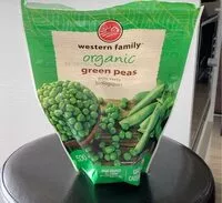 Mängden socker i Organic green peas