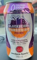Mängden socker i Blackberry tangerine fusion