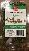 Mängden socker i Thyme
