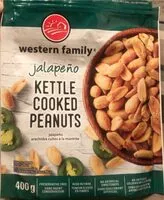 Mängden socker i Kettle cooked peanuts