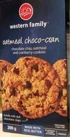 Mängden socker i Oatmeal choco-cran cookies