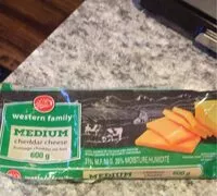 Mängden socker i Medium Cheddar Cheese