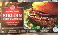 Mängden socker i Sirloin Beef Burgers
