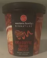 Mängden socker i Rich Coffee Toffee Drizzle Extra Creamy Ice Cream