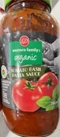 Mängden socker i Tomato basil pasta sauce organic
