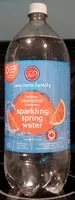 Mängden socker i Natural Grapefruit Flavoured Sparkling Spring Water