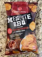 Mängden socker i Mesquite BBQ Flavoured Kettle Cooked Potato Chips