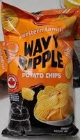 Mängden socker i Wavy ripple potato chips