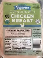 Mängden socker i Organic Oven Roasted Chicken Breast