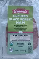 Mängden socker i Uncured Black Forest Ham