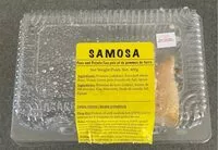 Mängden socker i Samosa peas and potato