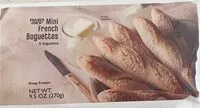 Mängden socker i Mini french baguettes