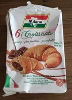 Mängden socker i Croissants - Cocoa Cream Filling with Pectin