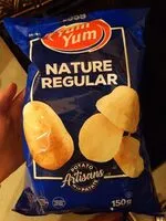 Mängden socker i Regular potato chips