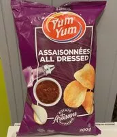 Mängden socker i Chips all dressed