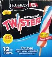 Mängden socker i Barres aux fruits limonade aux framboises