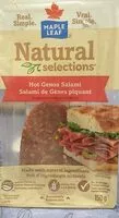 Mängden socker i Salami de gênes piquant