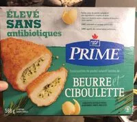 Mängden socker i Escaloppettes de poulet beurre ciboulette
