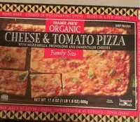 Mängden socker i Cheese and tomato pizza orgsnic