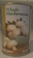 Mängden socker i Whole Mushrooms