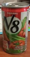 Mängden socker i V8 Original Blend - Cocktail aux Légumes