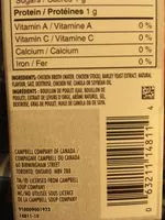 Mängden socker i Chicken broth