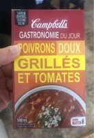 Mängden socker i Soupe poivrons doux grillés et tomates