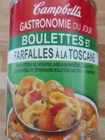 Mängden socker i Boulettes et farfalles à la toscane