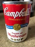 Mängden socker i Campbells Condensed Cream Of Mushroom Soup