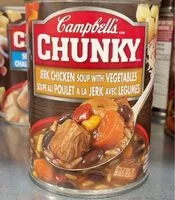 Mängden socker i Campbells Chunky soupe au poulet a la jerk avec legumes