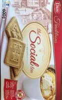 Mängden socker i Thé social biscuit